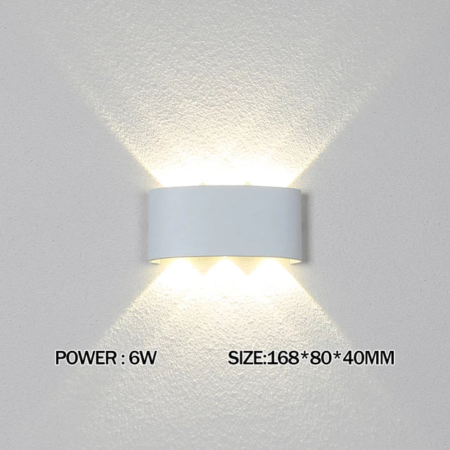 Modern Up & Down LED Wall Light Series for Hotels, Restaurants & Homes