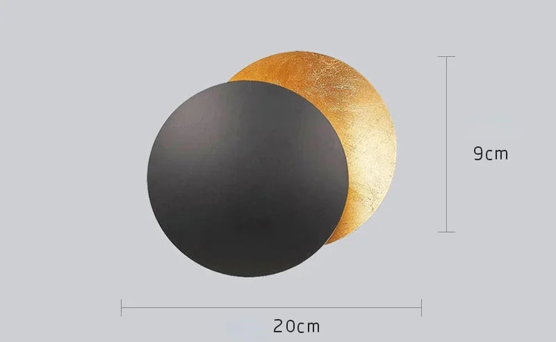 Modern Round LED Wall Lamp for Restaurants, Hotels & Elegant Homes