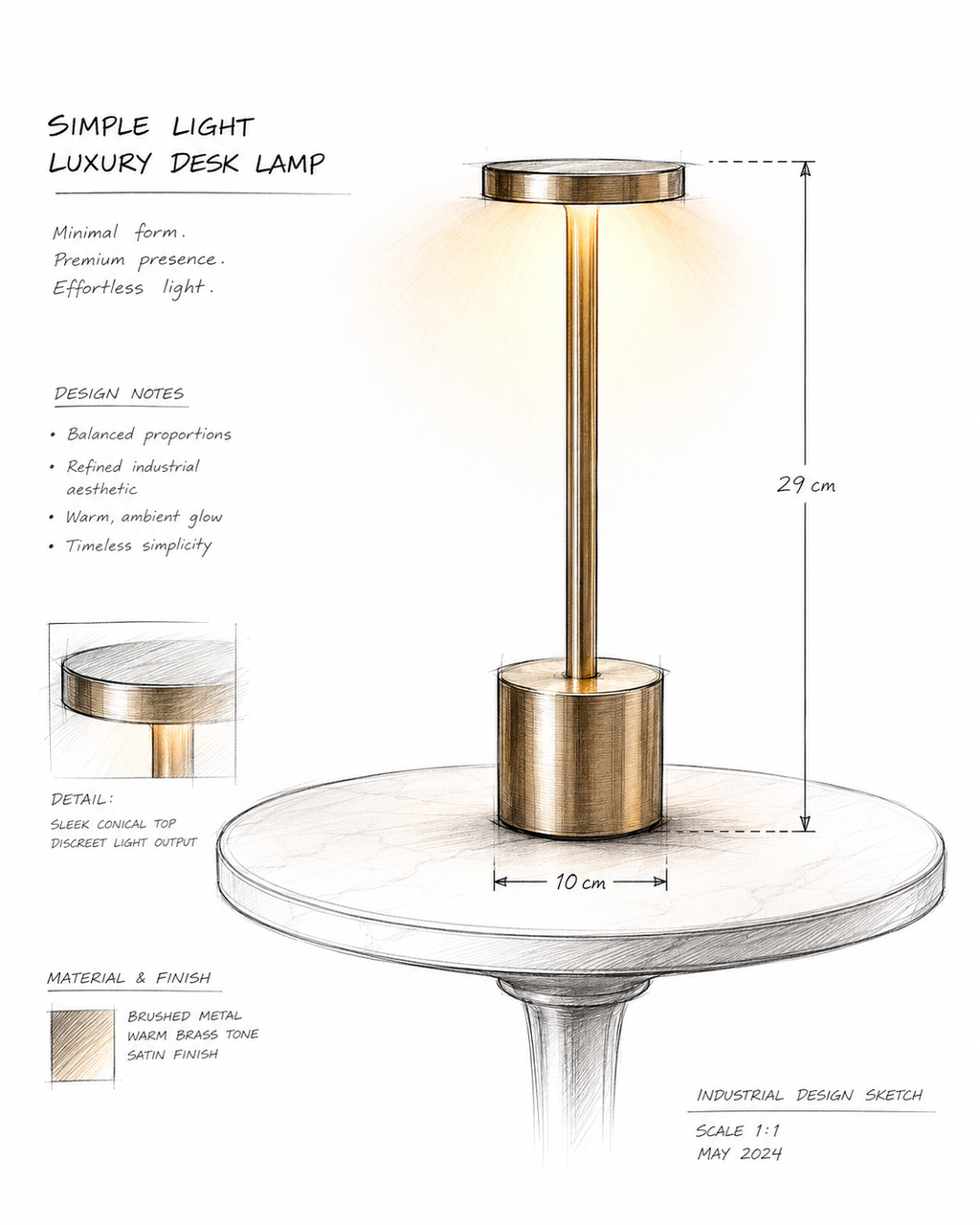 Rechargeable Outdoor Table Lamp for Restaurants, Bars & Hotels