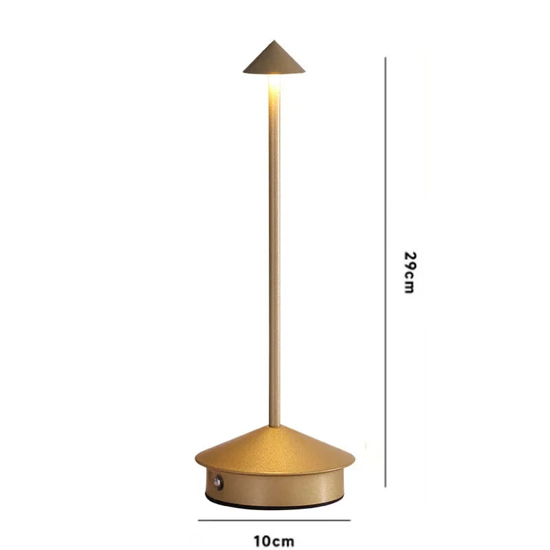 Rechargeable Outdoor Table Lamp for Restaurants & Hotels
